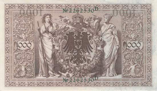 1000 Mark 1910 Ro.46b G/D